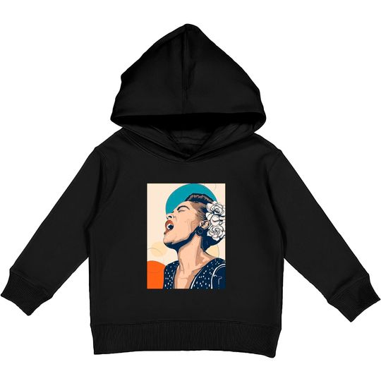Discover Billie Holiday Kids Pullover Hoodies