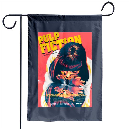 Pulp Fiction Graphic Garden Flags