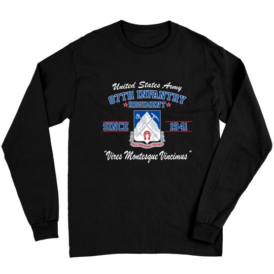 Discover 87Th Infantry Regiment Long Sleeves