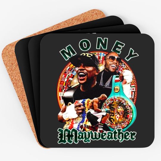2021 Design Floyd Mayweather Vintage, Money May Coasters