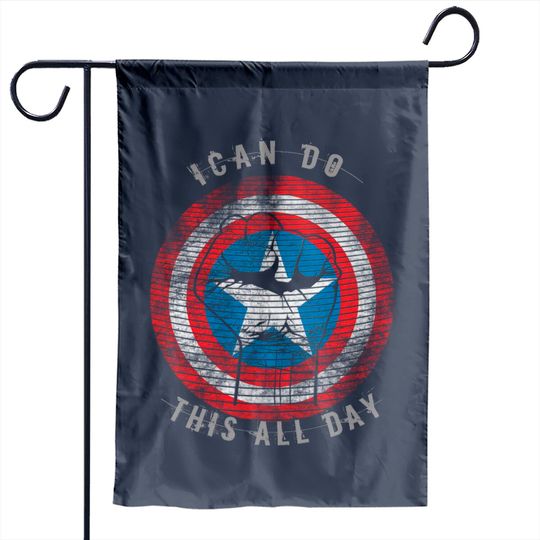 Discover Captain America I can do this all day Garden Flags