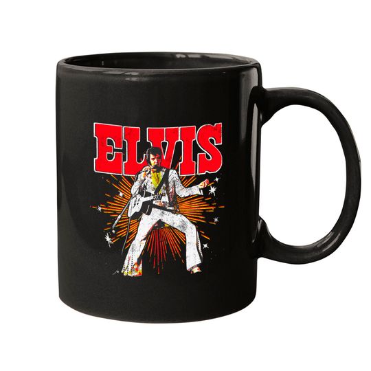 Elvis Presley  Retro Rock Music Unisex Gift Mugs