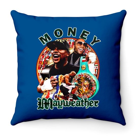 2021 Design Floyd Mayweather Vintage, Money May Throw Pillows