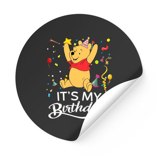 Pooh Winnie the Pooh It's My Birthday Stickers