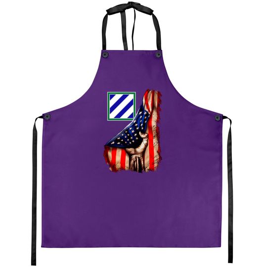 Discover 3rd Infantry Division American Flag Aprons