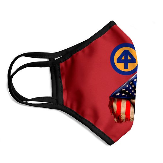 44th Infantry Division American Flag Face Masks