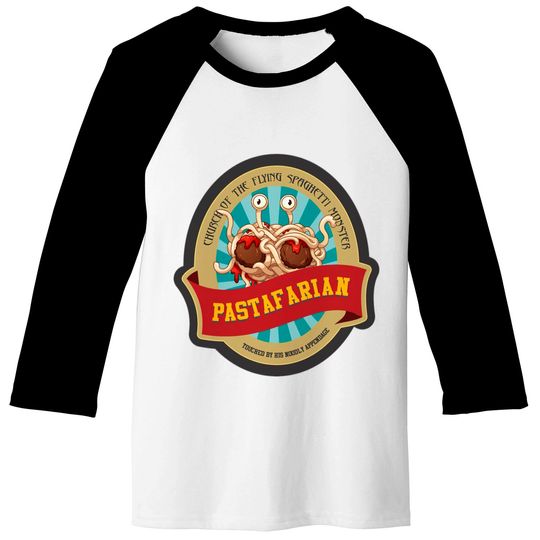 church of flying spaghetti monster Baseball Tees
