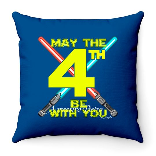 Discover May The 4th Be With You Throw Pillows