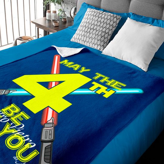 Discover May The 4th Be With You Baby Blankets