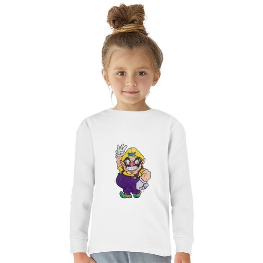 WARIO  Kids Long Sleeve T-Shirts