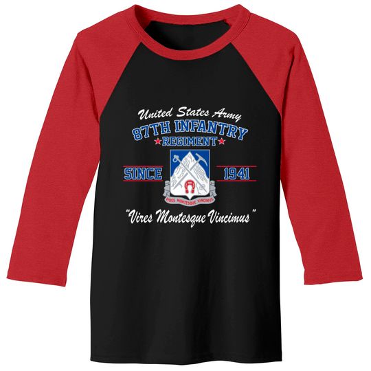 Discover 87Th Infantry Regiment Baseball Tees