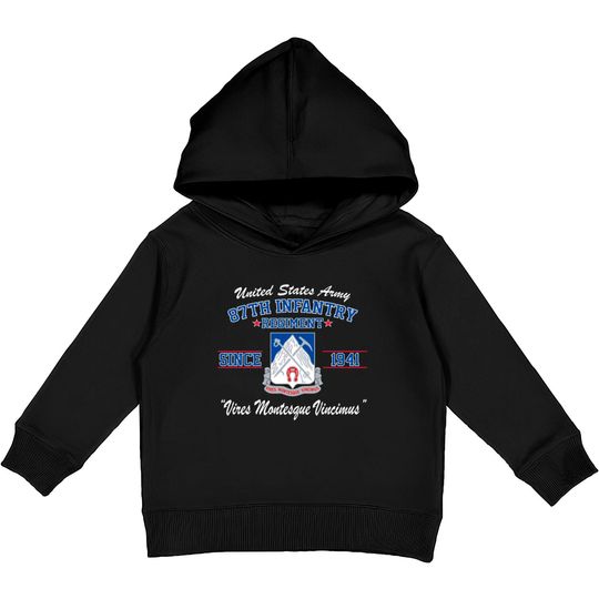 Discover 87Th Infantry Regiment Kids Pullover Hoodies