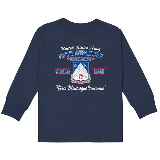 Discover 87Th Infantry Regiment  Kids Long Sleeve T-Shirts