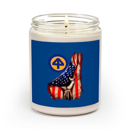 44th Infantry Division American Flag Scented Candles