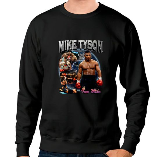 Discover Mike Tyson Retro Inspired Sweatshirts Bumbu01