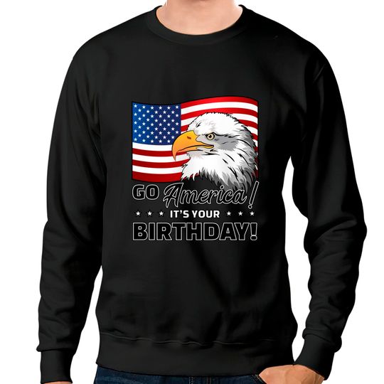 Discover 4th of July American Flag Eagle - 4th Of July - Sweatshirts