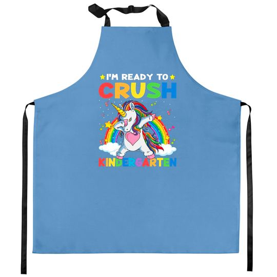 Discover I'm Ready To Crush Kindergarten Kitchen Aprons