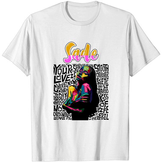 Sade Adu T-Shirt Smooth Operator No Ordinary Your Love is King Retro Vintage 80s