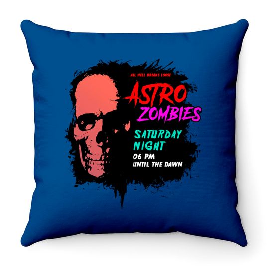 ASTRO ZOMBIES - Misfits - Throw Pillows