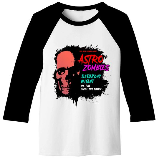 ASTRO ZOMBIES - Misfits - Baseball Tees