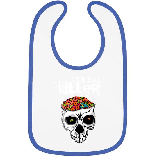 Thread Science Cereal Killer Skull Bibs design