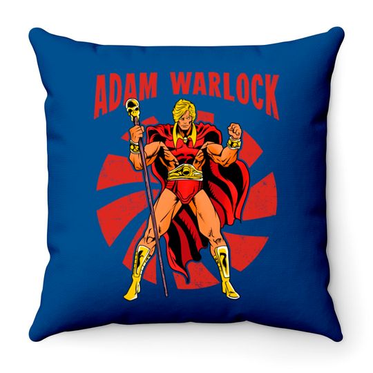Retro Adam Warlock - Adam Warlock - Throw Pillows