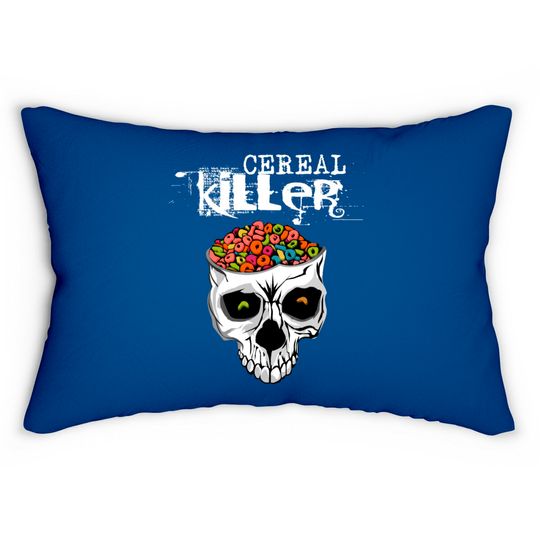Discover Thread Science Cereal Killer Skull Lumbar Pillows design