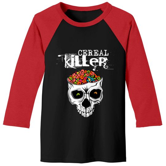 Thread Science Cereal Killer Skull Baseball Tees design