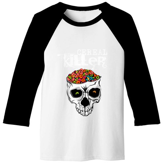 Thread Science Cereal Killer Skull Baseball Tees design