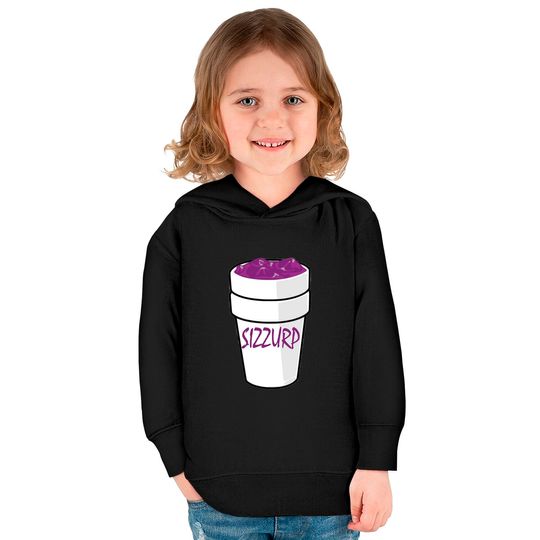 Sizzurp Codein Lean Dirty Cough Syrup Purple Drank Kids Pullover Hoodies