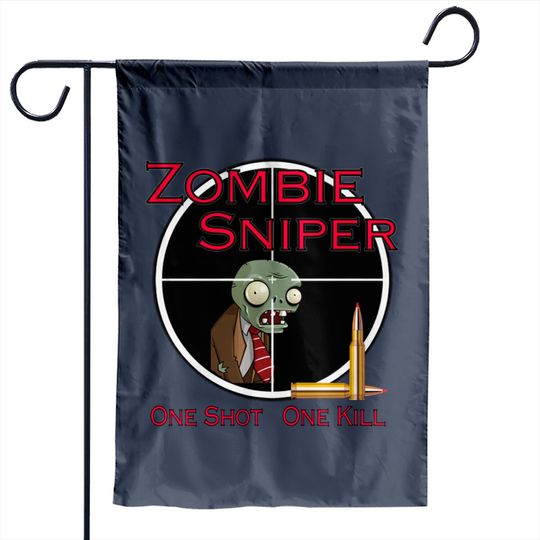 Zombie Sniper Squad - Zombie - Garden Flags