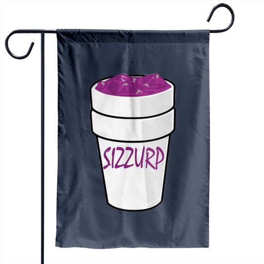 Sizzurp Codein Lean Dirty Cough Syrup Purple Drank Garden Flags