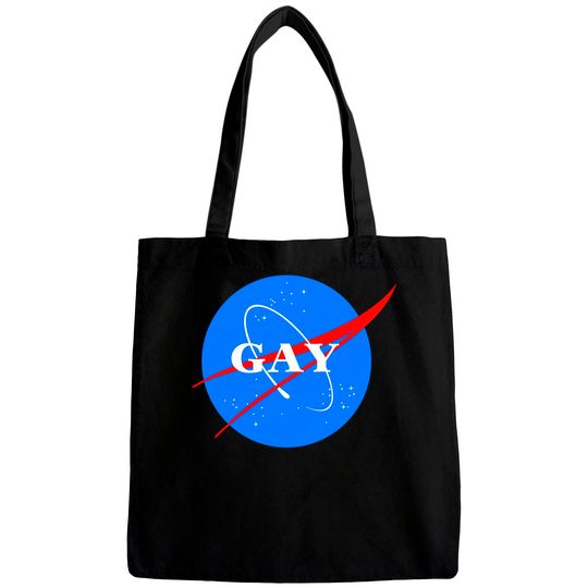 Gay NASA Logo Space Gay Geek Pride - Gay - Bags