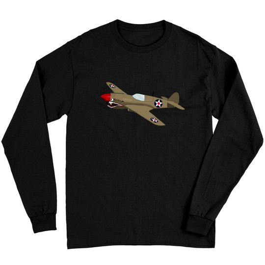 Flying Tiger (Large Design) - Ww2 Plane - Long Sleeves
