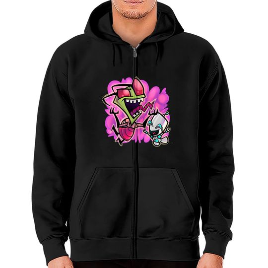 Invader Zim - Invader Zim - Zip Hoodies