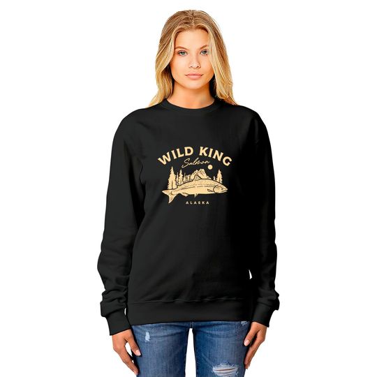 Wild King Salmon - Salmon - Sweatshirts