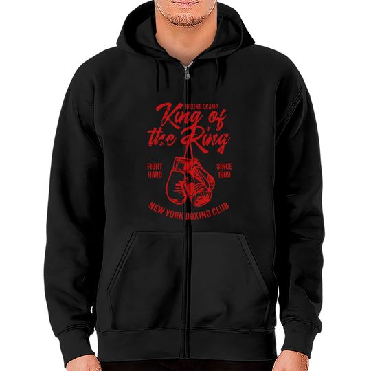Boxing Champion ~ NY Boxing Club - Boxing Champion - Zip Hoodies