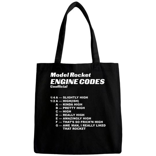 Discover un Model Rocket Engine Codes - Rocket - Bags