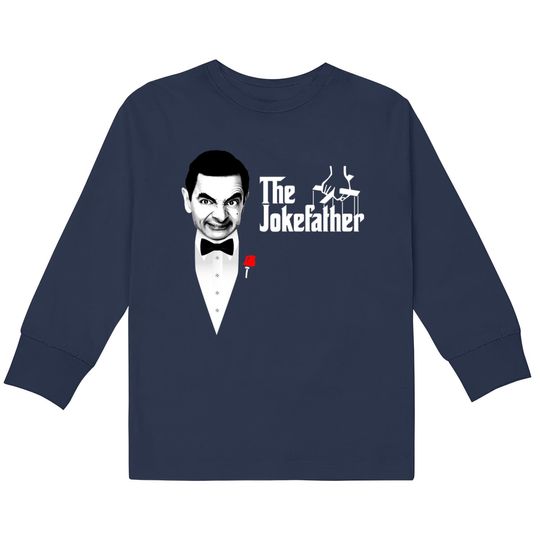 Mr Bean - The Jokefather - Mr Bean -  Kids Long Sleeve T-Shirts