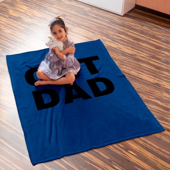 Best cat dad ever cat daddy pajamas | Cat dad - Cat Daddy - Baby Blankets