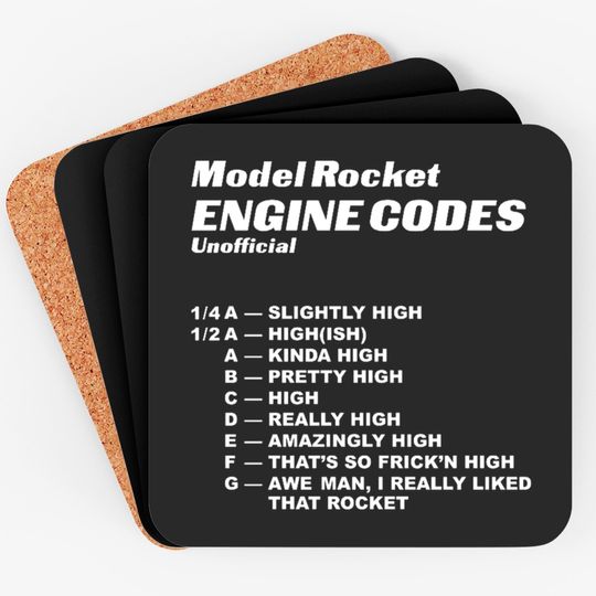 Discover un Model Rocket Engine Codes - Rocket - Coasters