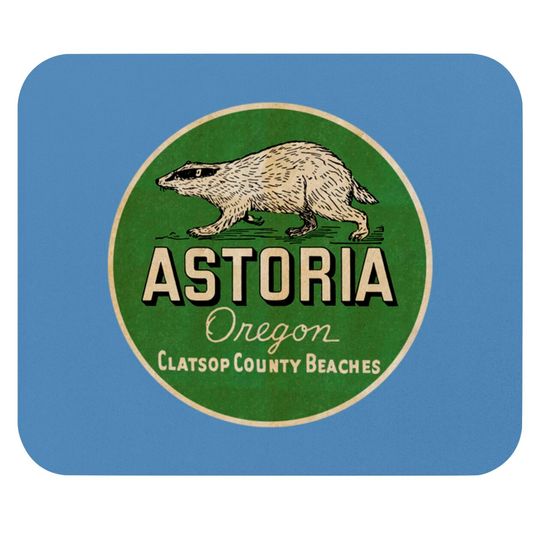 Discover Vintage Astoria Oregon - Astoria Oregon - Mouse Pads