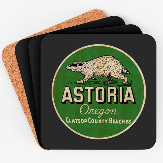 Discover Vintage Astoria Oregon - Astoria Oregon - Coasters