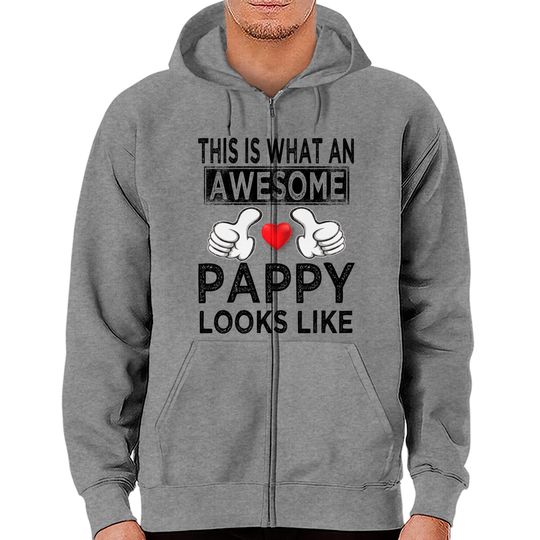 Discover This is what an awesome pappy looks like - Pappy - Zip Hoodies