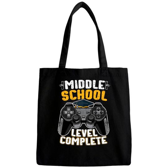 Middle School Level Complete Gamer Graduation - Middle School Level Complete - Bags
