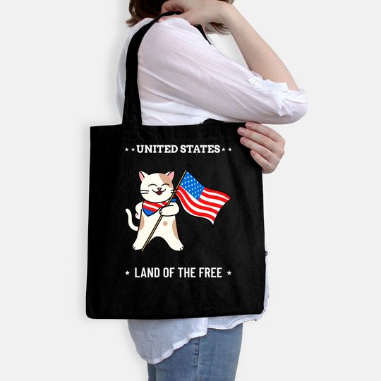 4th of July Cat - 4th Of July Cat - Bags