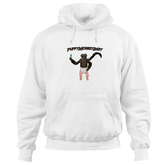 PuppyMonkeyBaby Puppy Monkey Baby Funny Commercial - Mountain Dew - Hoodies
