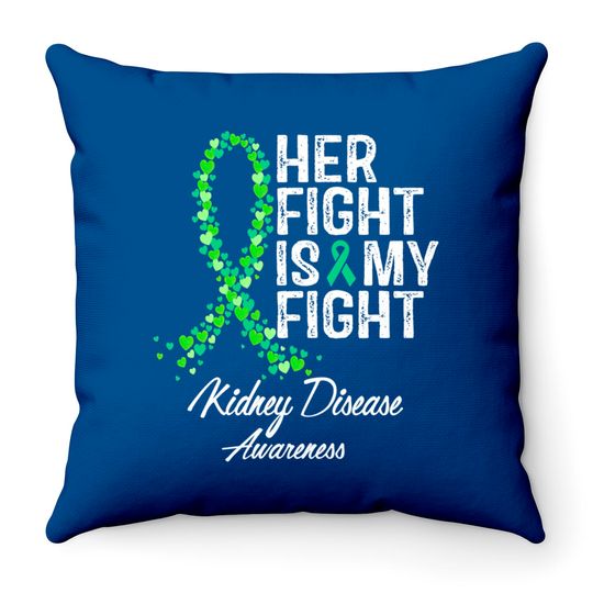 Kidney Disease Awareness - Kidney Disease - Throw Pillows