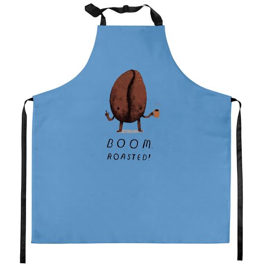 boom. roasted! - Coffee Bean - Kitchen Aprons