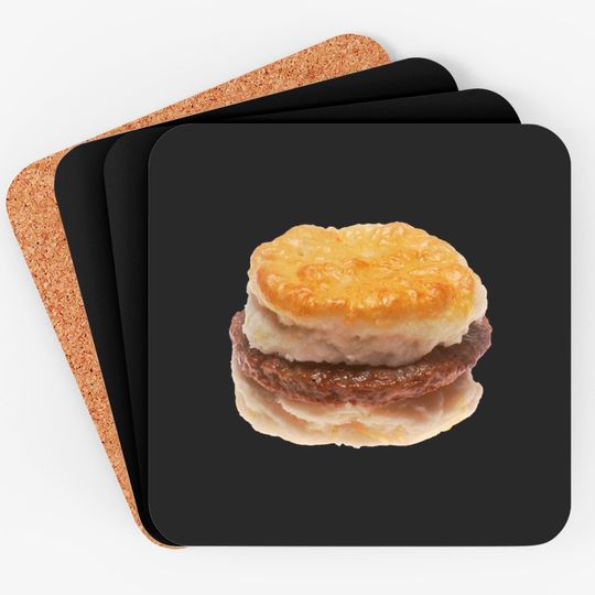 Discover Sausage Biscuit - Sausage Biscuit - Coasters